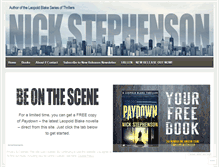 Tablet Screenshot of nickstephensonbooks.com